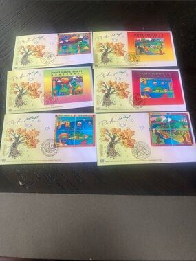 Peter Max Stamps 1997
